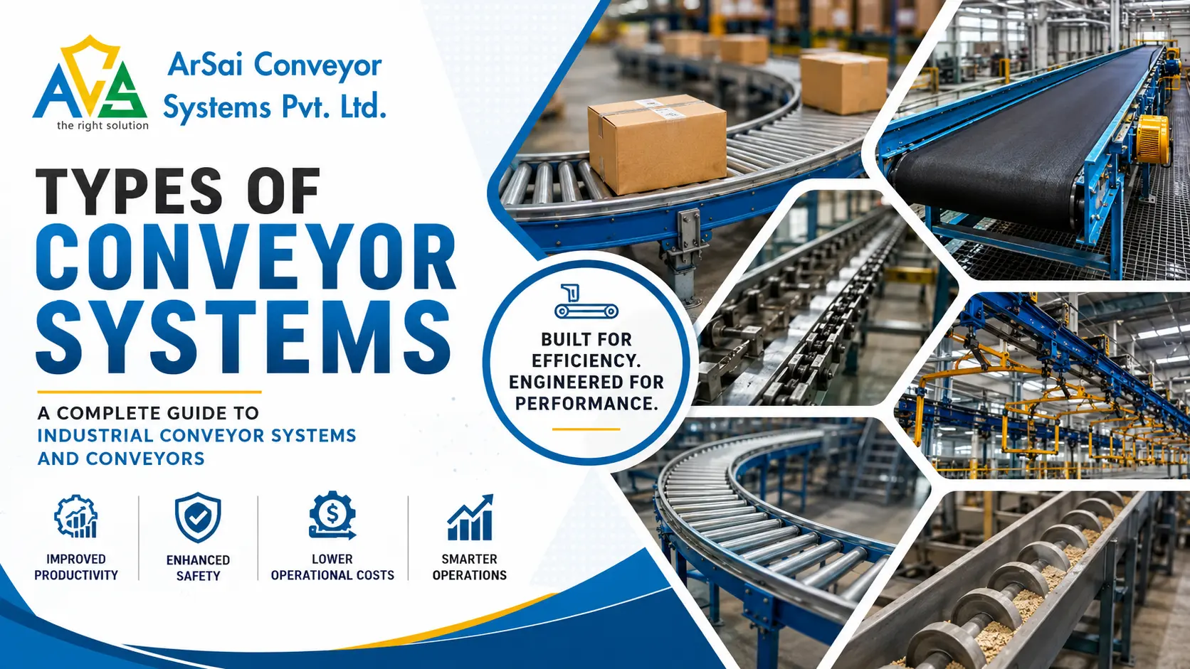 You are currently viewing Types of Conveyor Systems: A Complete Guide to Industrial Conveyor Systems and Conveyors
