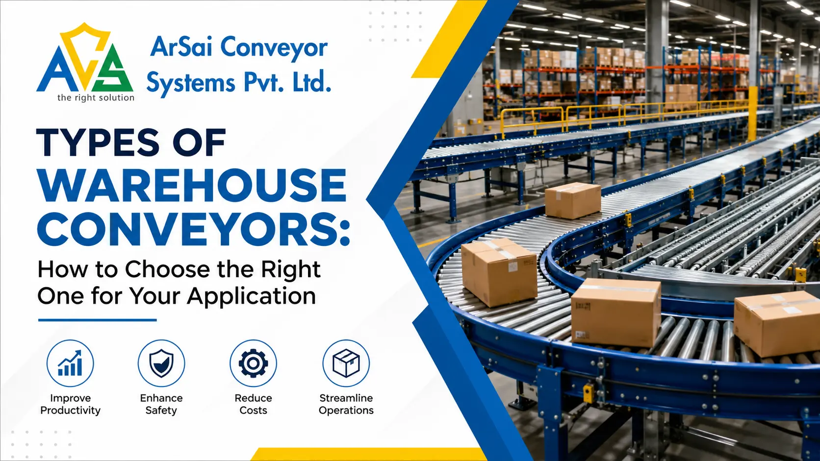 You are currently viewing Types of Warehouse Conveyors: How to Choose the Right One for Your Application