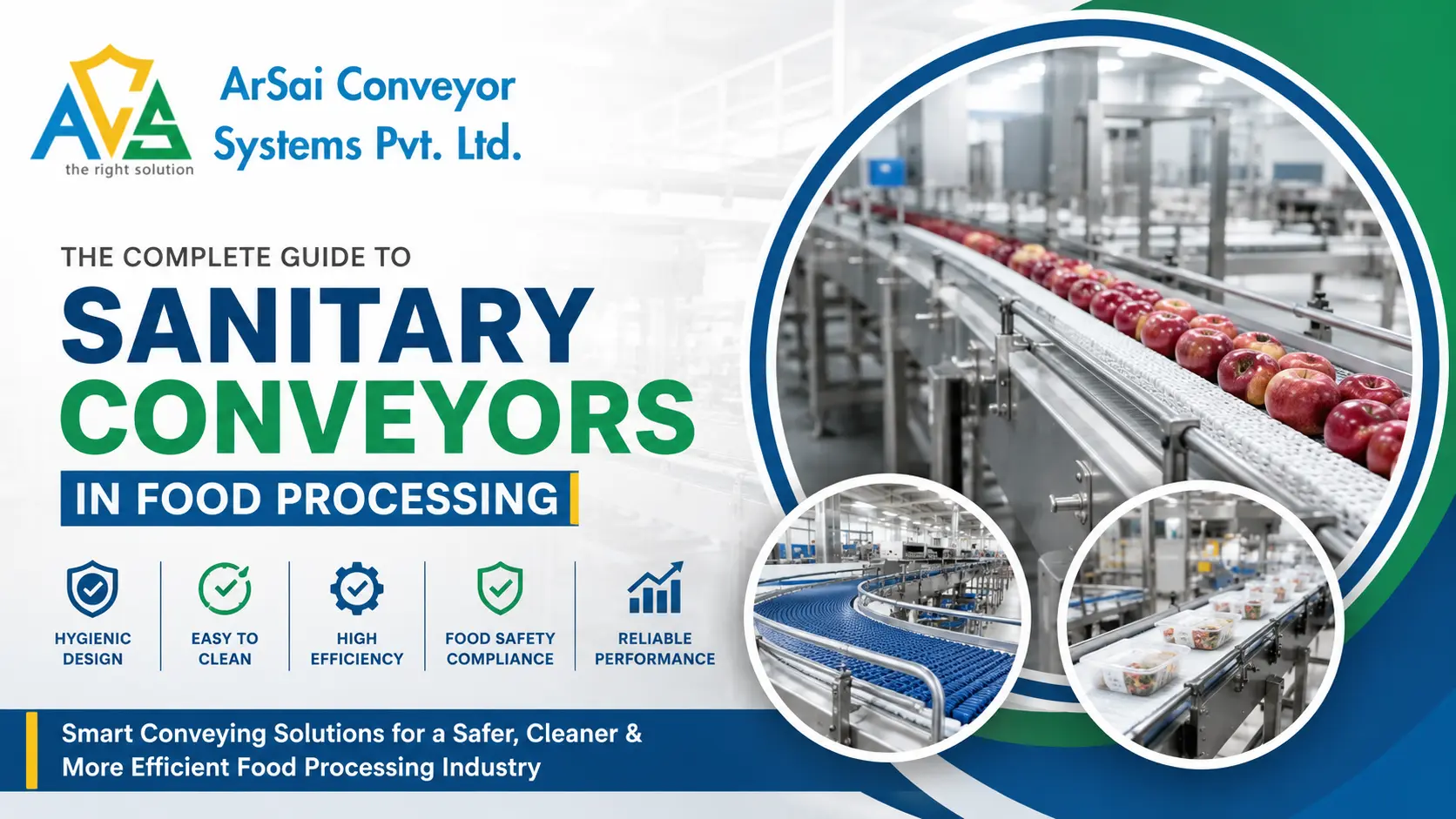 You are currently viewing The Complete Guide to Sanitary Conveyors in Food Processing